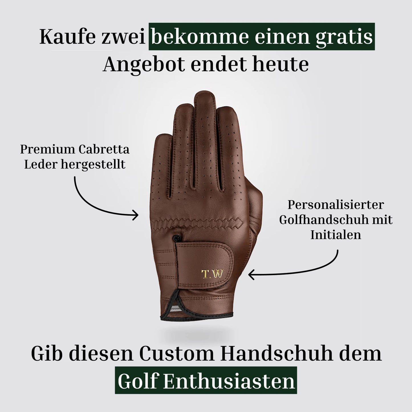 GentGolfers™ Personalisierter Golfhandschuh